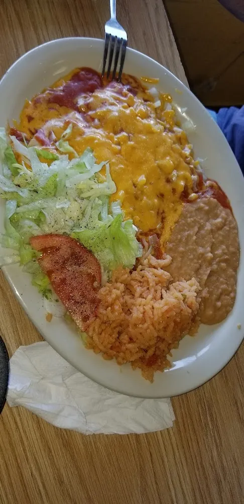Bean & Cheese Taco w Side of Rice